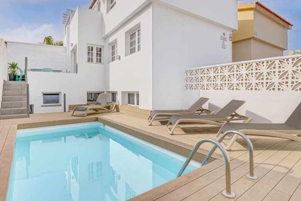 La Favorita Preciosa Villa Con Piscina Privada Corralejo Exteriér fotografie